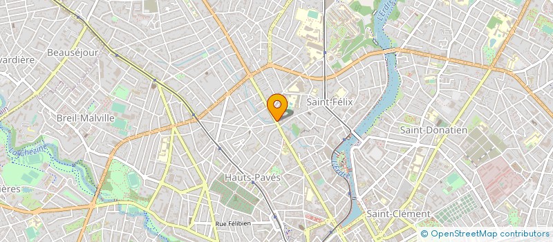 localisation de l'entreprise CONFORT ELECTRIQUE ELECTRONIQ BOISSIERE à NANTES