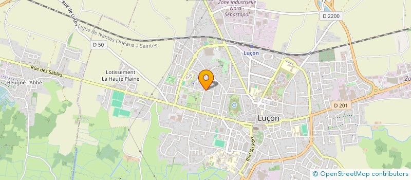 localisation de l'entreprise CONFORT ENERGIE à LUCON