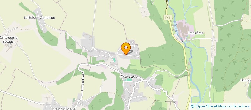 localisation de l'entreprise CONFORT'ENR  VANDRIMARE