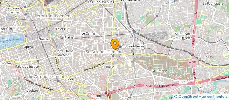 localisation de l'entreprise CONFORT ET AMEUBLEMENT DE FRANCE à MARSEILLE