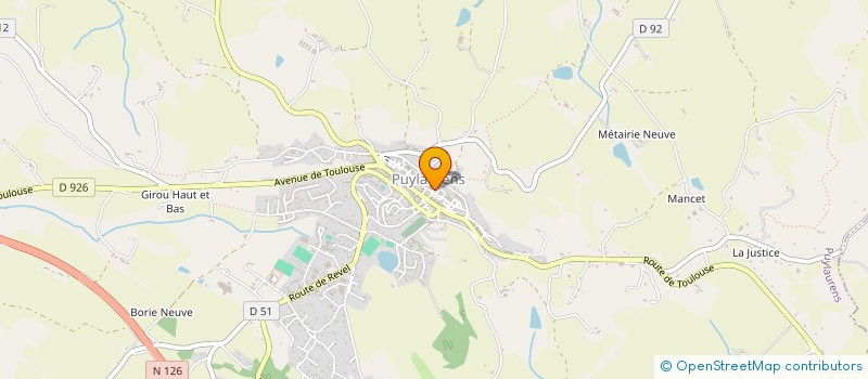 localisation de l'entreprise CONFORT ET BEAUTE à PUYLAURENS