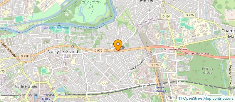 localisation de l'entreprise CONFORT ET CHAUFFE à NOISY-LE-GRAND