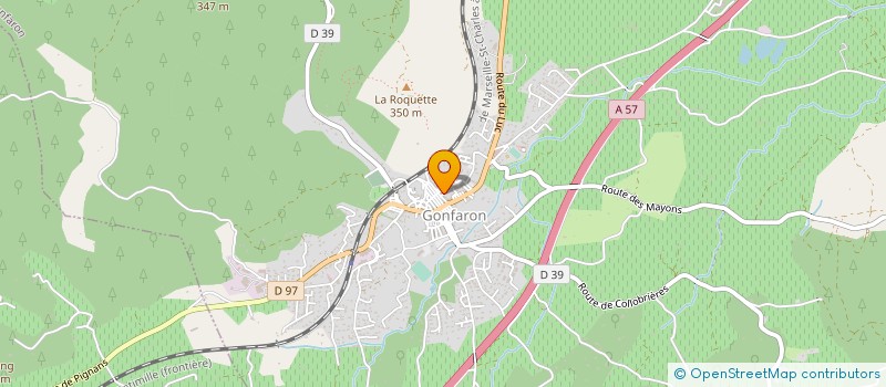 localisation de l'entreprise CONFORT ET FENETRES  GONFARON