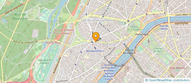 localisation de l'entreprise CONFORT ET VISION  PARIS