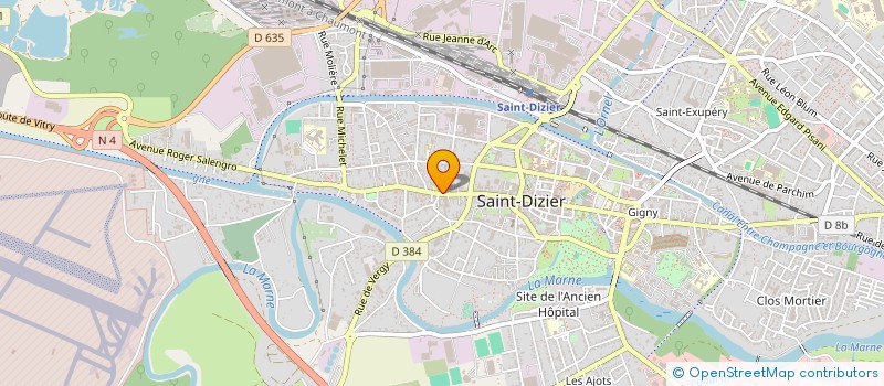 localisation de l'entreprise CONFORT FENETRE à SAINT-DIZIER