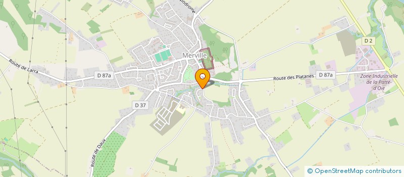 localisation de l'entreprise CONFORT FLUIDES SERVICES  MERVILLE