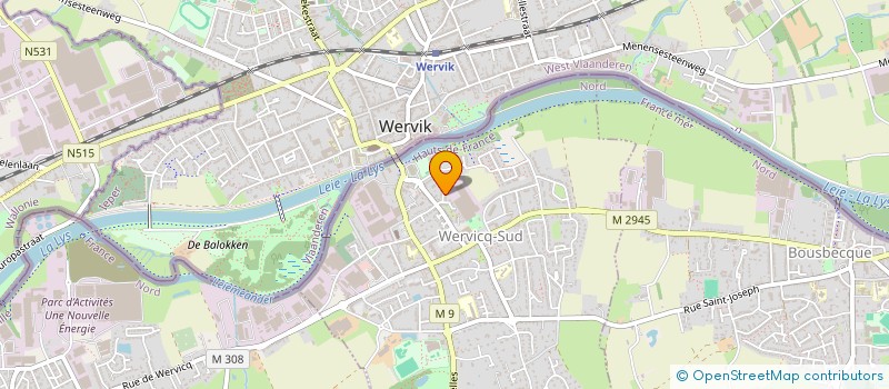 localisation de l'entreprise CONFORT GENERAL DE L'HABITAT  WERVICQ-SUD