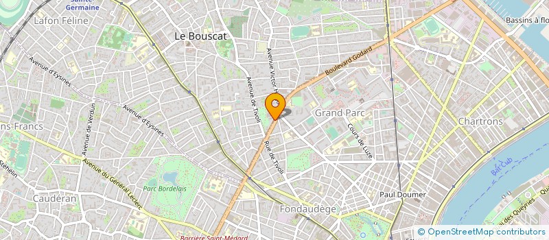 localisation de l'entreprise CONFORT GLOBAL à LE BOUSCAT