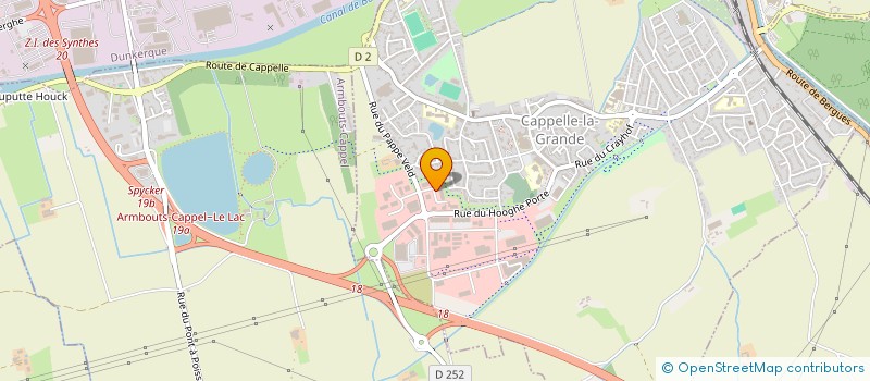 localisation de l'entreprise CONFORT GRAND LITTORAL  CAPPELLE-LA-GRANDE