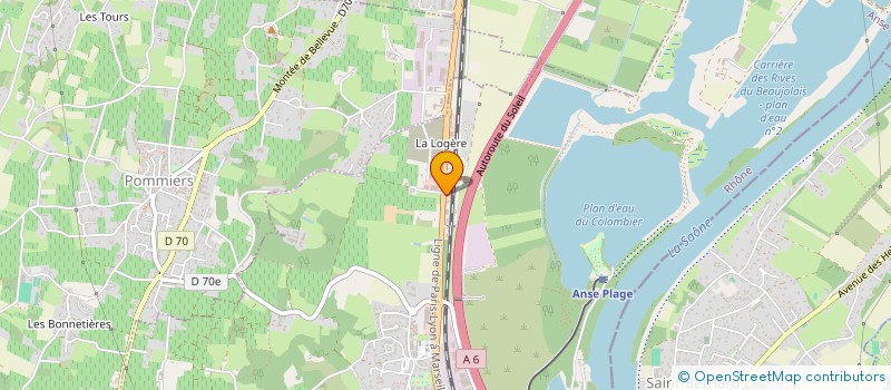 localisation de l'entreprise CONFORT HABITAT  ANSE