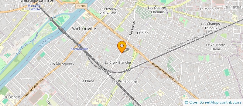 localisation de l'entreprise CONFORT. HABITAT à SARTROUVILLE