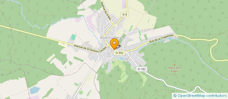 localisation de l'entreprise CONFORT HABITAT SERVICES  BADONVILLER