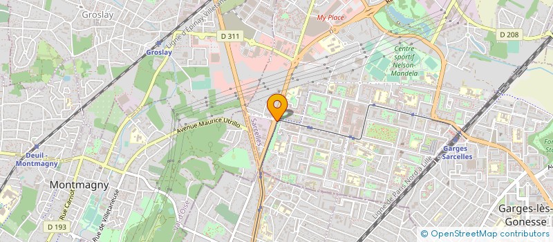 localisation de l'entreprise CONFORT HOME DIFFUSION à SARCELLES