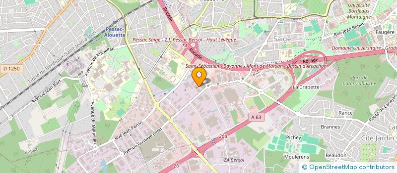 localisation de l'entreprise CONFORT HYDRO  PESSAC