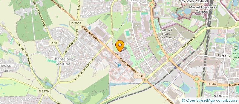 localisation de l'entreprise CONFORT IDESIGN  MONTEVRAIN