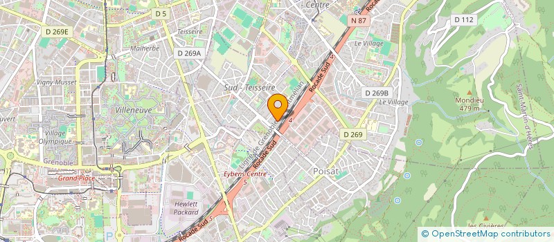 localisation de l'entreprise CONFORT IMMO SCI  SAINT-MARTIN-D'HERES