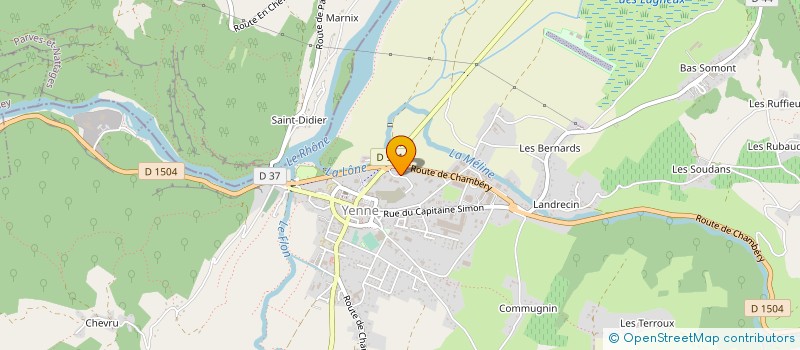 localisation de l'entreprise CONFORT LOISIRS à YENNE