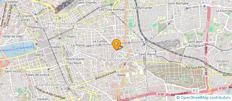 localisation de l'entreprise CONFORT MARY à MARSEILLE