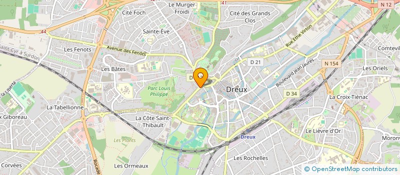 localisation de l'entreprise CONFORT MEDICAL à DREUX