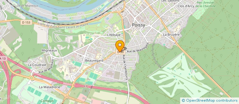 localisation de l'entreprise CONFORT MEDICAL FRANCE à POISSY