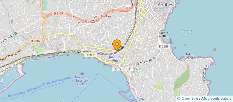localisation de l'entreprise CONFORT MENAGER PRATIQUE à ANTIBES