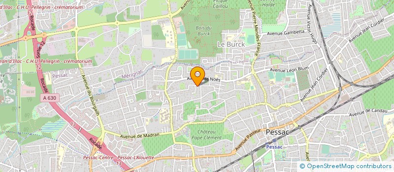 localisation de l'entreprise CONFORT MEUBLE à PESSAC