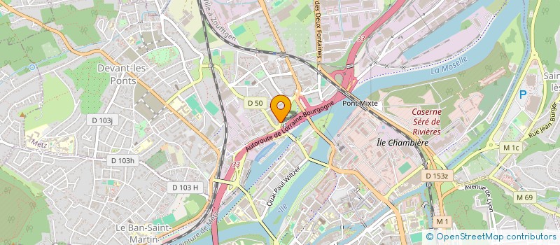 localisation de l'entreprise CONFORT MEUBLE à METZ