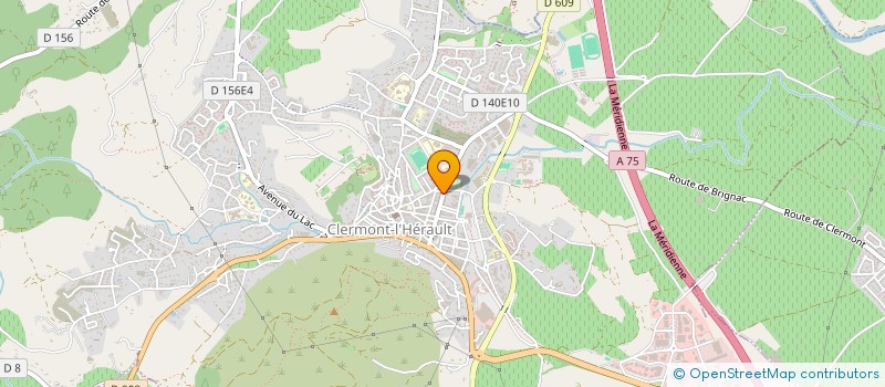 localisation de l'entreprise CONFORT MEUBLES  CLERMONT-L'HERAULT