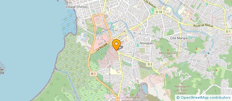 localisation de l'entreprise CONFORT MOBILITE GUYANE  CAYENNE