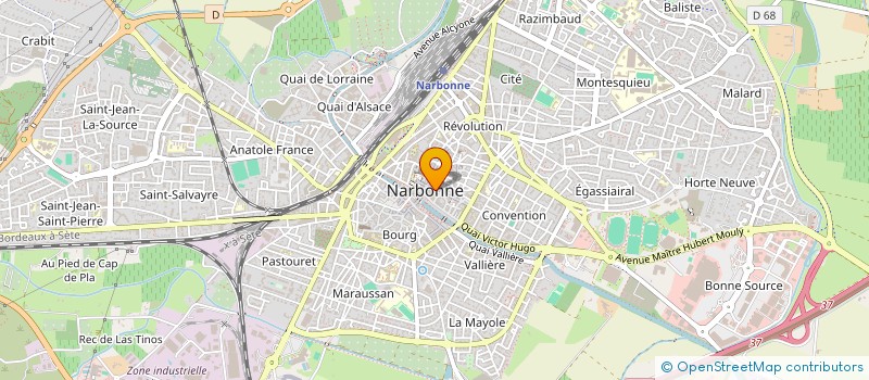 localisation de l'entreprise CONFORT MODERNE DE L'HABITAT à NARBONNE
