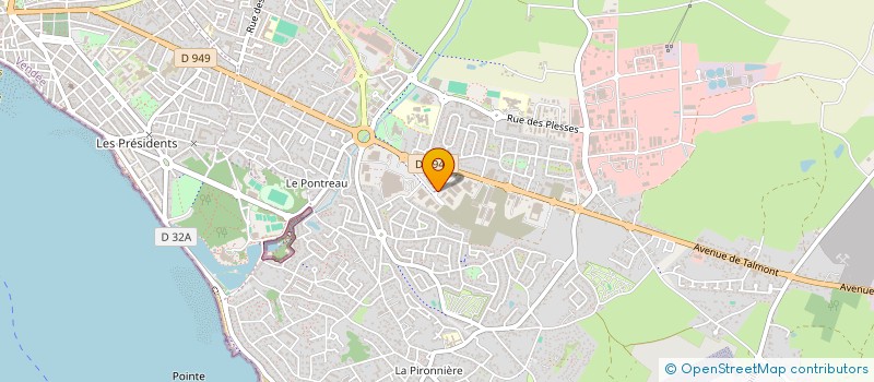 localisation de l'entreprise CONFORT PLUS à LES SABLES D'OLONNE