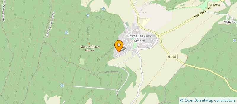 localisation de l'entreprise CONFORT PREVENTION PROTECTION  CORCELLES-LES-MONTS