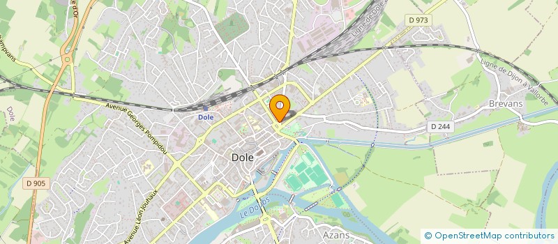 localisation de l'entreprise CONFORT PROTECTION SECURITE à DOLE