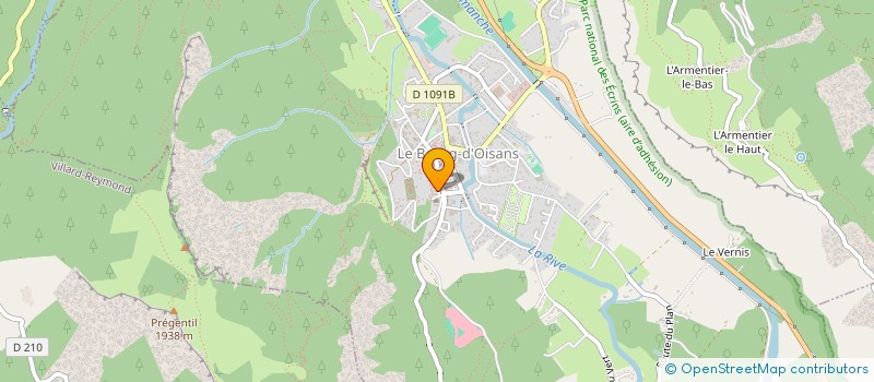 localisation de l'entreprise CONFORT RENOVATION à LE BOURG D'OISANS
