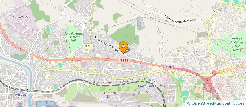 localisation de l'entreprise CONFORT SANIT  MARTIGUES