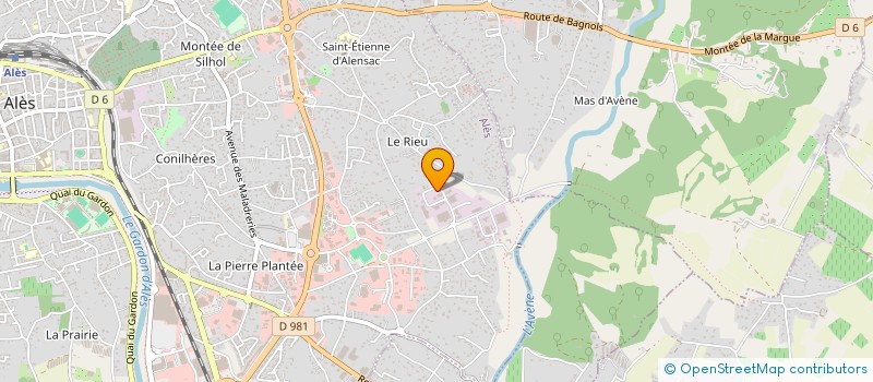 localisation de l'entreprise CONFORT & SECURITE  ALES