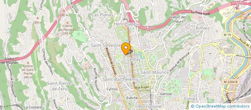 localisation de l'entreprise CONFORT SERVICE à NICE