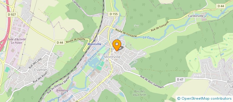 localisation de l'entreprise CONFORT SERVICE PLUS - C.S.P.  MONTVILLE