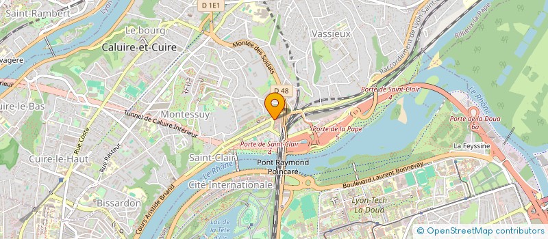 localisation de l'entreprise CONFORT SOLUTION ENERGIE RHONE-ALPES  CALUIRE-ET-CUIRE