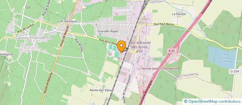 localisation de l'entreprise CONFORT SYSTEM  GEVREY-CHAMBERTIN