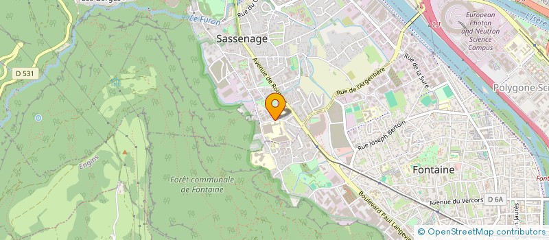 localisation de l'entreprise CONFORT-T I C & SERVICES à SASSENAGE