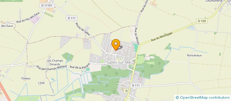 localisation de l'entreprise CONFORT TAXI  SALLES-SUR-MER