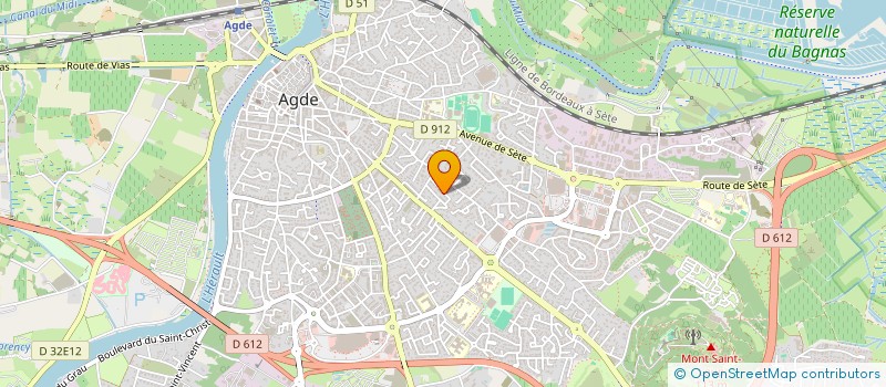 localisation de l'entreprise CONFORT THERM à AGDE