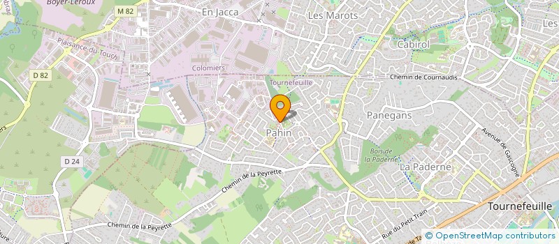 localisation de l'entreprise CONFORT THERMIQUE MODULAIRE  TOURNEFEUILLE