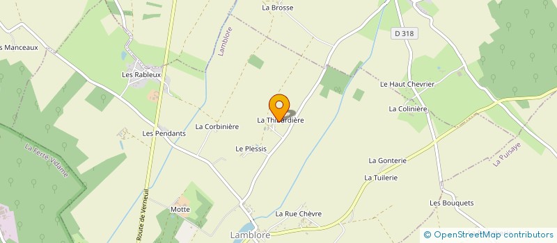 localisation de l'entreprise CONFORT & TOIT PERCHERON à LAMBLORE