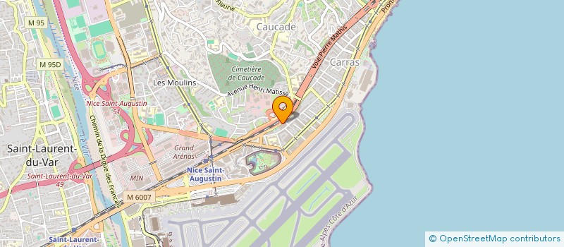 localisation de l'entreprise CONFORT TRANSPORT à NICE