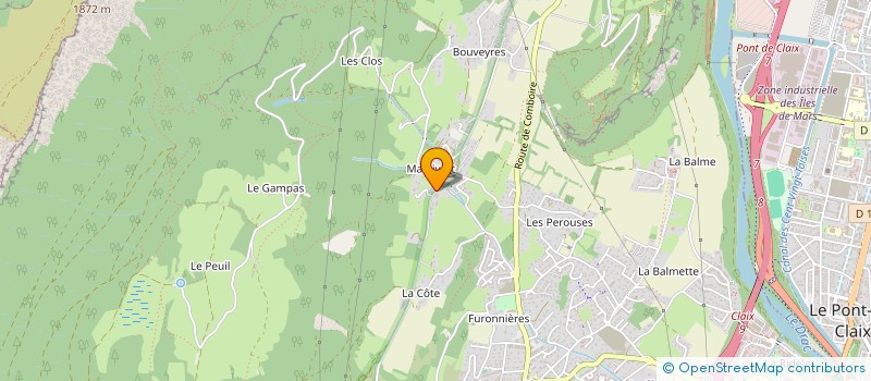 localisation de l'entreprise CONFORTECH  CLAIX