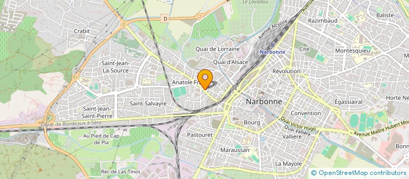 localisation de l'entreprise CONFORTECH à NARBONNE