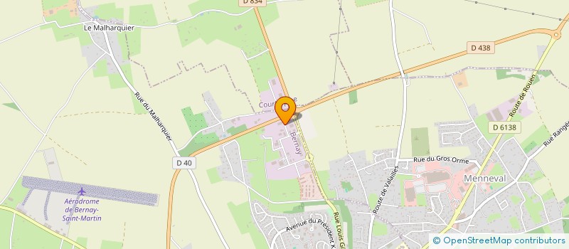 localisation de l'entreprise CONFORTHERMIC-CONFORELEC à BERNAY