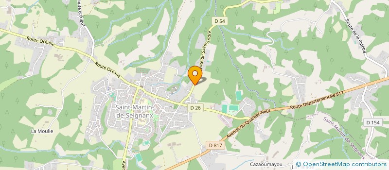 localisation de l'entreprise CONFORTHOME à SAINT-MARTIN-DE-SEIGNANX